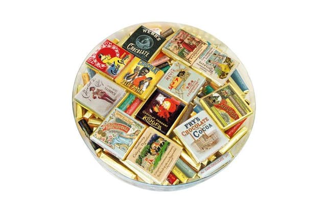 Шоколад коллекционный «Old Chocolate Brands» 100х5г горький, золото