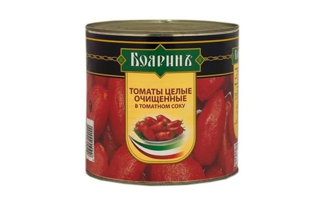 Томаты целые очищенные в с/с ж/б Бояринъ 2560 мл Италия в коробке по 6шт