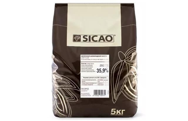 Sicao - Шоколад молочный 35,9% какао (CHM-T14-25B) пакет 5кг