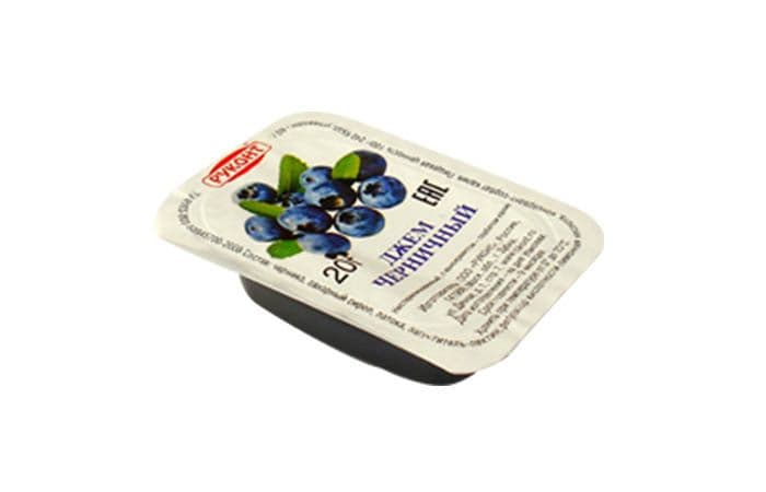 Руконт [черника] джем фруктовый порционный 140х20г 2