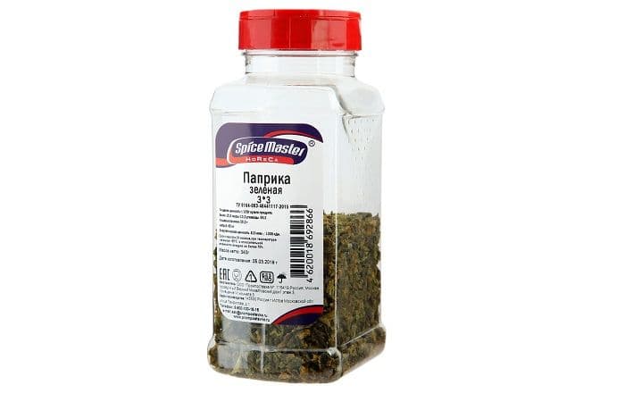 Приправы в банках Паприка зеленая 3*3, 340г 1