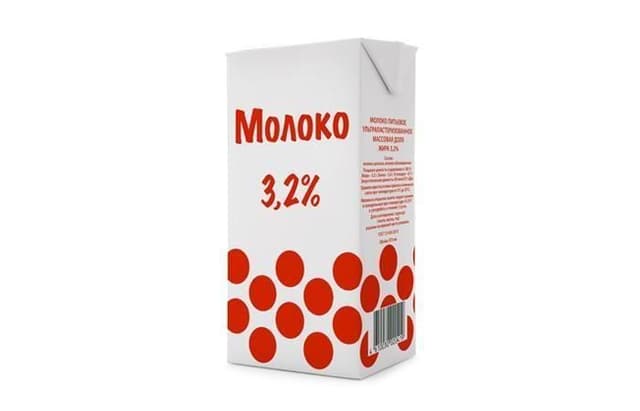 (М)(Ч/З) Молоко ультрапастеризованное 3.2% Молоком 1л ГОСТ 31450-2013, в упаковке по 12шт. СГ до 12.07.24.