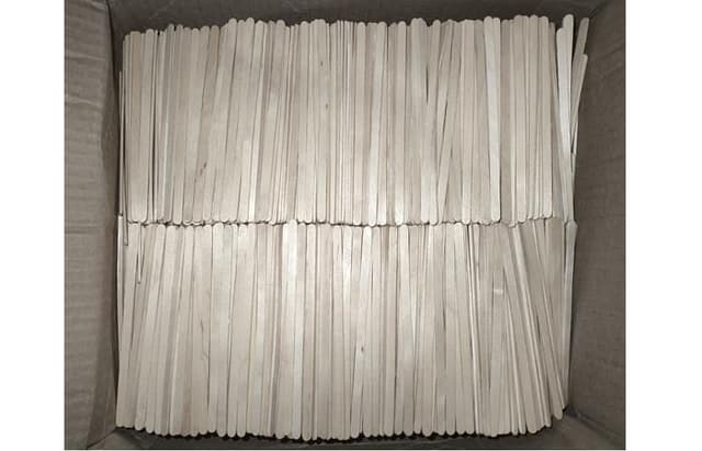 Распродажа. Размешиватель деревянный 140х6х1.8мм в коробках по 10тыс.шт.