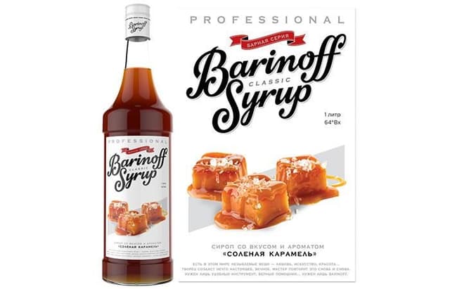 Сироп Баринофф Соленая карамель 1л