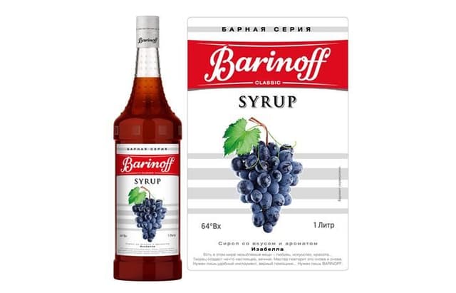 Сироп Баринофф Изабелла 1л