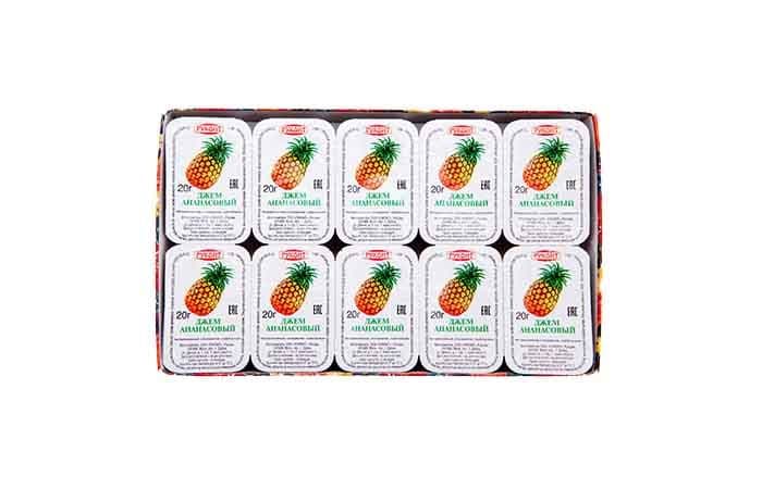 Руконт [ананас] джем фруктовый порционный 140х20г 3