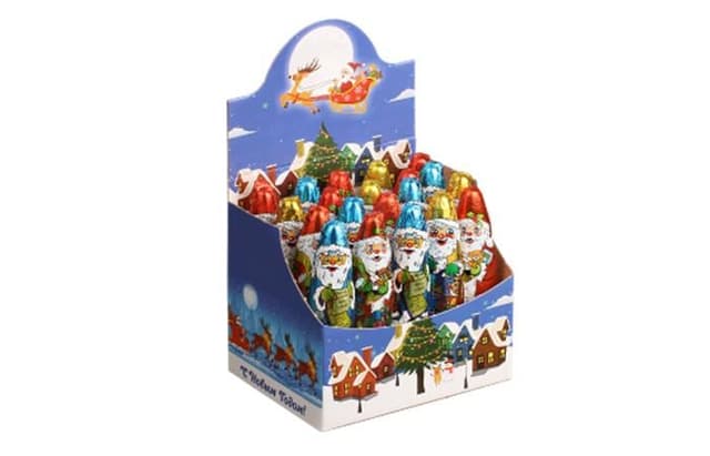 Шоколадный Дед Мороз 40г в шоу-боксах по 20 штук