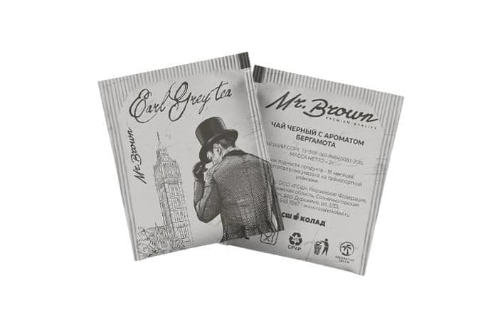 Mr.Brown - чай пакетированный черный с бергамотом 300х2г в конверте 1