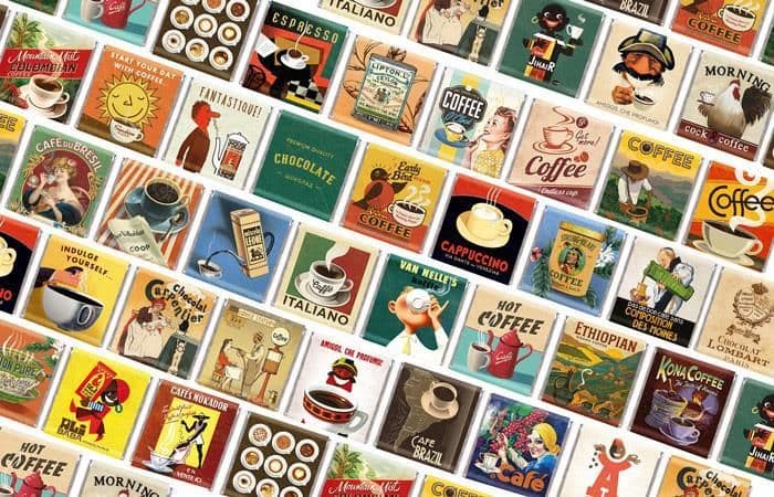 Шоколад коллекционный «Coffee Story» 100х5г молочный, серебро 3