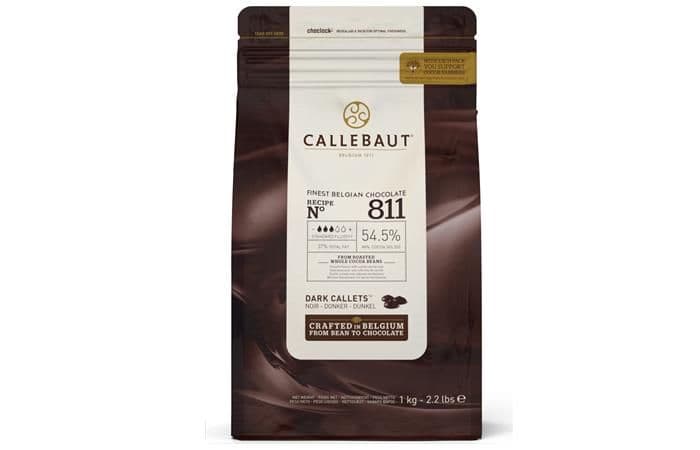 Callebaut - Шоколад темный 54,5% какао (811-2B-U73) 1кг 2