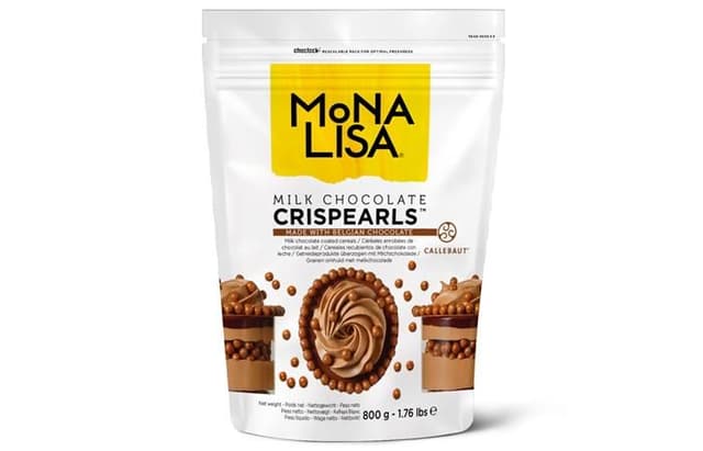 MoNA LISA – Шоколадные драже Crispearls™ Milk (CHM-CC-CRISPE0-02B) из молочного шоколада с хрустящим слоем внутри, 800г по 4шт в коробке