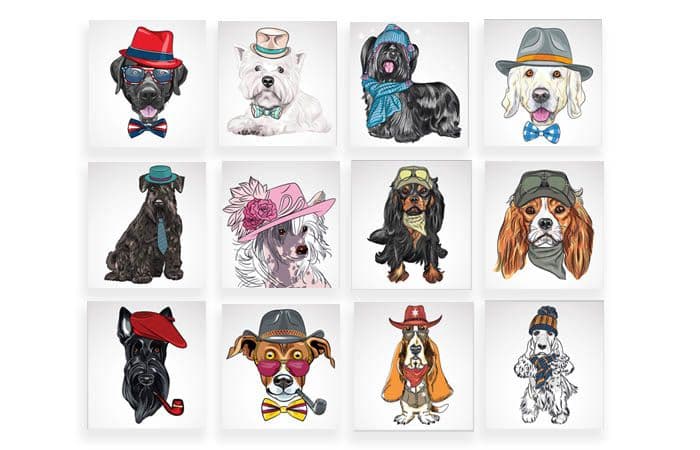 Шоколад коллекционный 1000х5г «Собаки» молочный серебро 2