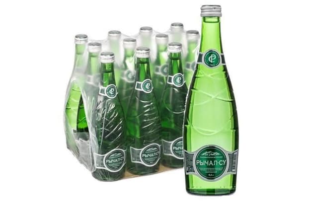 (Ч/З) Рычал-Су - минеральная вода газ. 0,5л, стекло, в упаковке по 12 шт