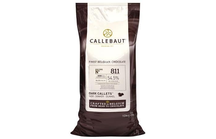 Callebaut - Шоколад темный 54,5% какао (811NV-595) 10кг 2