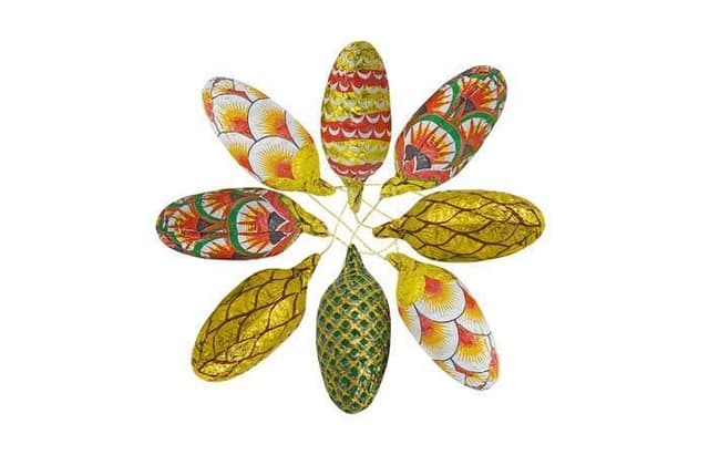 Елочная игрушка из шоколада «Новогодняя шишка» 13г в тубах по 50 штук [ecom]