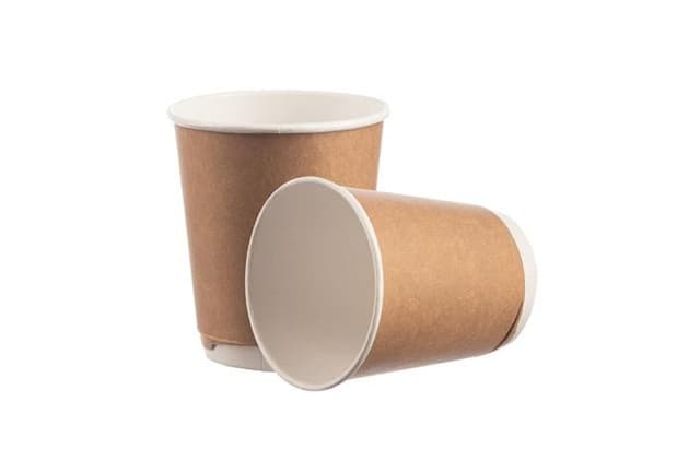 Стакан бумажный Крафт 2-х слойный 250/280мл д/гор. D=80мм (20/туба, 400/кор.)