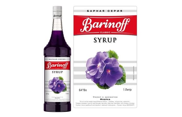 Сироп Баринофф Фиалка 1л