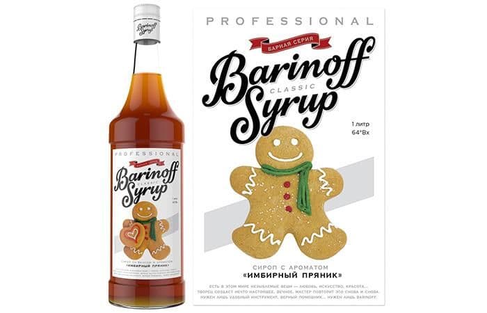 Сироп Баринофф Имбирный пряник 1л 1