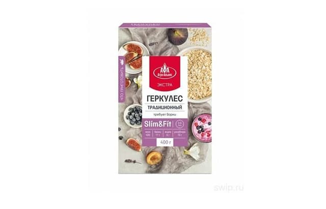 Агро-Альянс – Хлопья овсяные №2 (12х0,4) "АА Экстра-2" 400г, в коробке по 12шт.