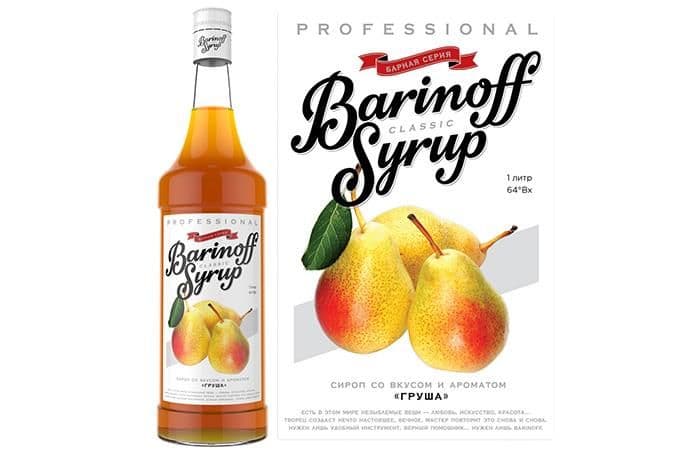 Сироп Баринофф Груша 1л 1