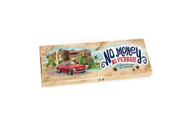 Шоколадный набор «No money – No Ferrari» 135г из 5 шоколадок 27г молочный