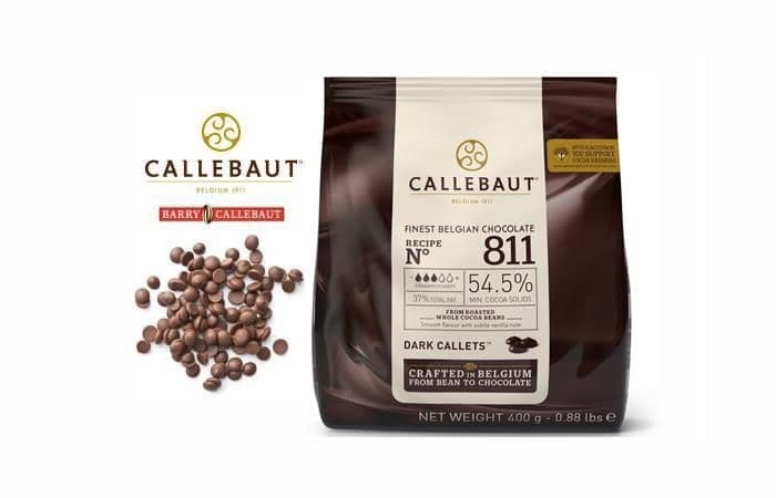 Callebaut - Шоколад темный 54,5% какао (811-E0-D94/811-RT-D94) 0,4кг 1