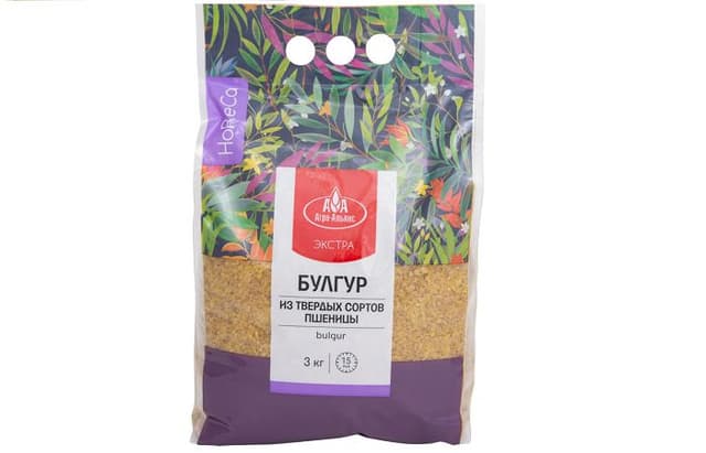Агро-Альянс – Булгур «HoReCa»3кг [коробка 4 штуки]