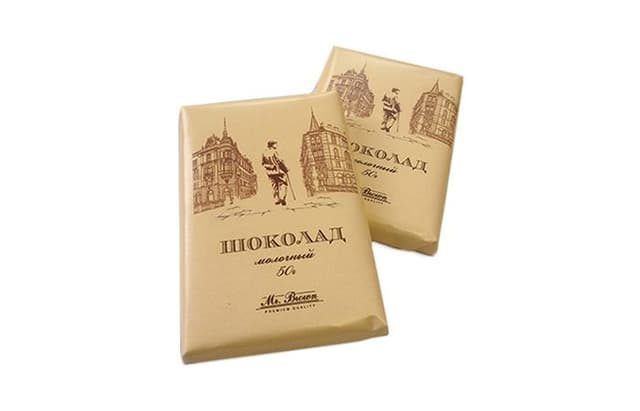 Mr.Brown – шоколад молочный 50г в коробках по 120 штук