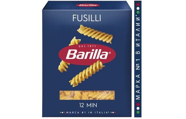 Barilla (БАРИЛЛА) – Фузилли (FUSILLI №98), 450г в коробках по 12 штук