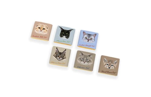 Шоколад коллекционный 1000х5г «Кошки» молочный серебро